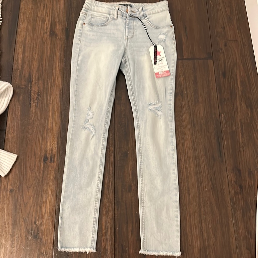 girls jeans size 14 from macy’s never worn